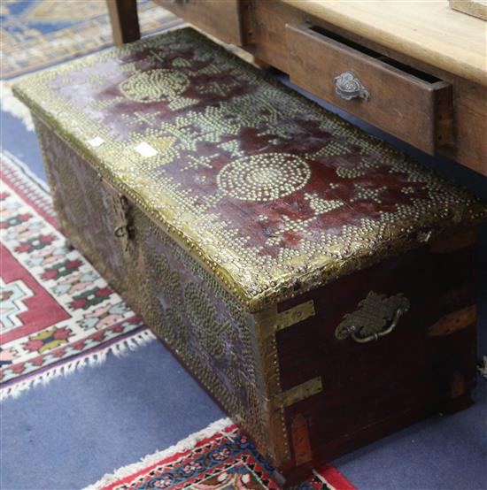 A Zanzibar chest W.111cm